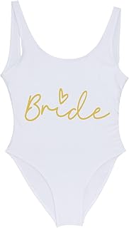Genérico Bañador Piscina Mujer Sexy Reductores Bañador Tanga Trajes Despedida de Soltera Traje de Baño Novia de Equipo Bañadors Cuello En U Moda Swimwear Playa Piscina Vacaciones