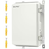 Vista 20 de QILIPSU UL94-V0 Caja eléctrica al aire libre 8.3"x6.3"x3.9" Caja de conexiones impermeable resistente a la intemperie PC/ABS aleación de plástico