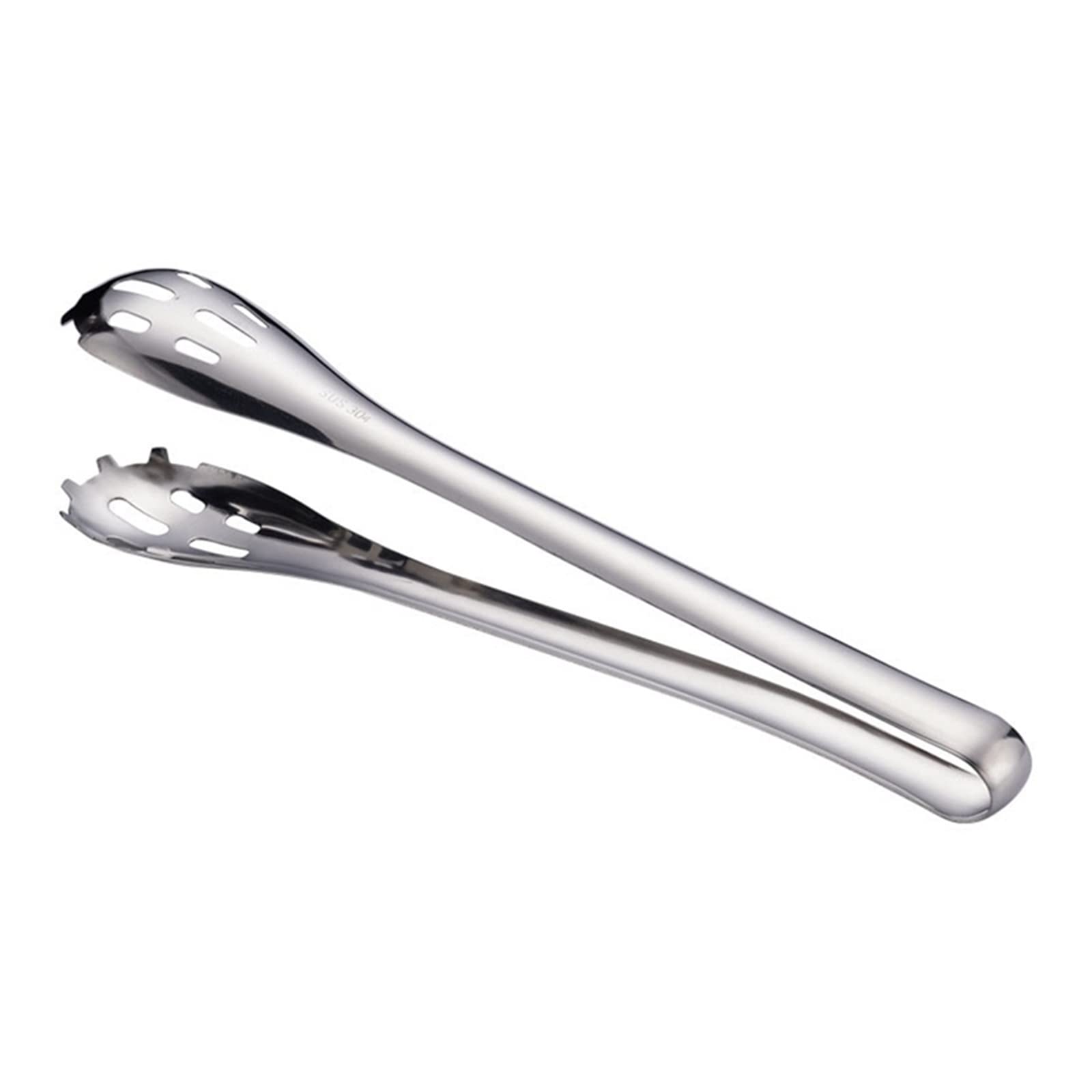 Pinze in Acciaio Inossidabile Resistenti al Calore, Cave, per Barbecue, Cibo, Cucina, Pane, Insalata, cubetti di Ghiaccio
