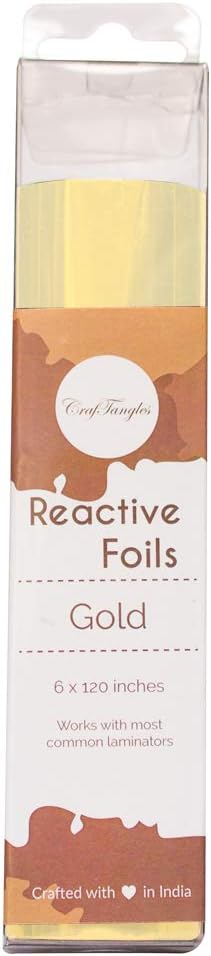CrafTangles Gold Reactive Foils Transfer Sheets