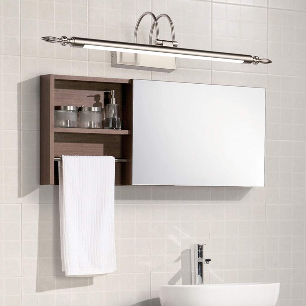 Spiegel Scheinwerfer Einfaches Wasserdicht Verfassungs-Spiegel Kosmetiktisch Badezimmer Modernes Acryl-Spiegel-Kabinett-Licht Einfache Wandleuchten/A-66Cm-12W