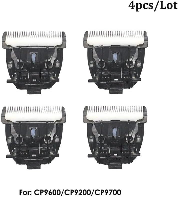 Replacement Blade Ceramic Blade Knife Cutter Head，Compatible For Codos，CP9180 9200 CP9600 9700 9580 Pet Trimmer Clipper Spare Parts(4pcs)
