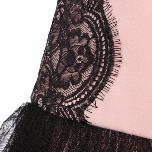 Richie House Little Girls' Spring Sundress With Lace Details And Layered Mesh Bottoms Rh1072-B-3/4 Pink #TOP7