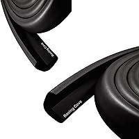 Vista 22 de Roving Cove HeftyFit - Protector de borde para prueba de bebés (solo borde grande de 6 pies), protectores de parachoques de bordes de espuma de goma