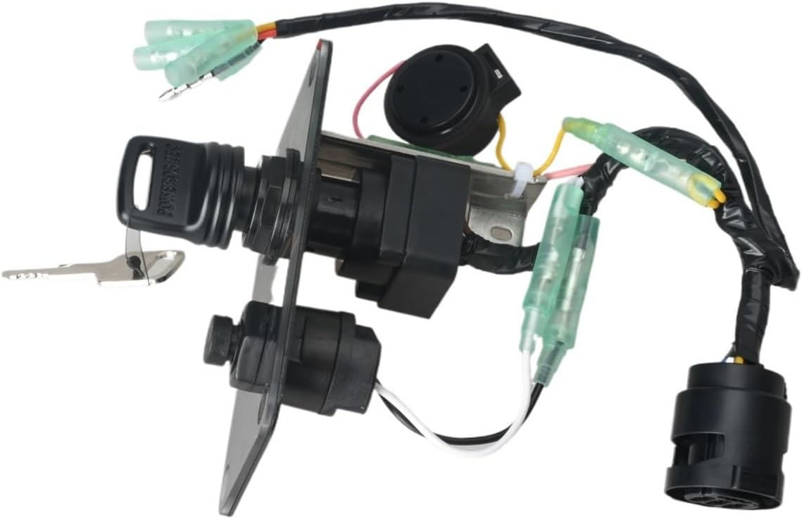 Outboard Engine Key Switch Panel Fit for Outboard Motors Control Box Mounting Screws Assembly 704-82570-08