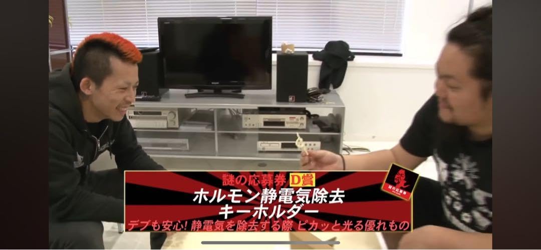 マキシマム ザ ホルモン 静電気除去キーホルダー 歴代GOODSライブ