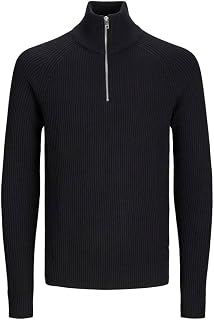 Herren Jjpannel Knit Half Zip Aw24 Pls Strickpullover (1er Pack)
