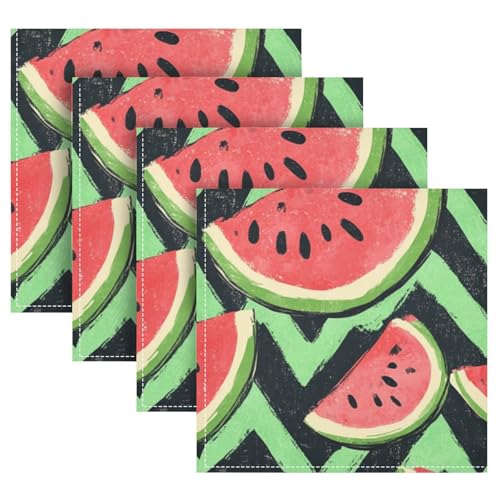 Set de 4 servilletas de tela ALAZA multicolor 20x20 pulgadas miniatura 5