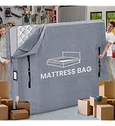 Mattress Bags for Moving and Storage, BETU Queen Mattress Protector Waterproof Mattress Cover wit...