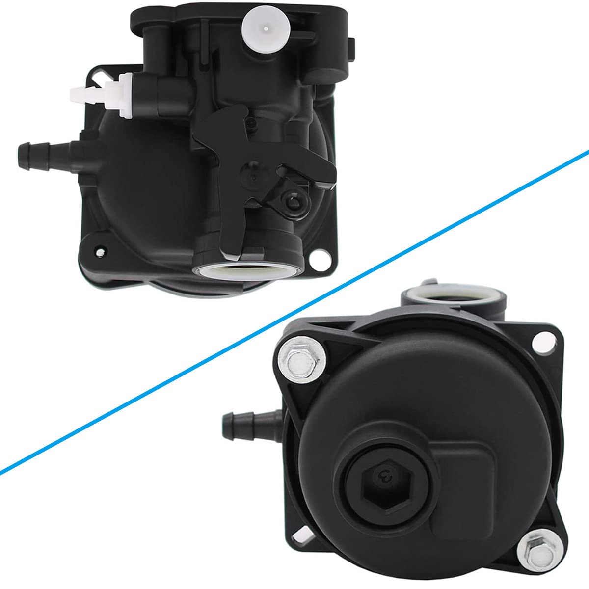 ZAMDOE 799583 Carburador de cortacésped para motores Briggs & Stratton 300E 450E 500E OVH 125cc 140cc 08P502 09P602 Series reemplaza 591160 595656 591979 593261
