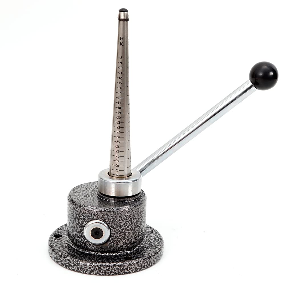 Ringvergrößerung Desktop Ring Expander Stretcher Keilrahmen Ring Vergrößerer Schmuck Jewelry Werkzeug, Handhebelkopf Ball Design, für Juweliergeschäftreparaturen or Einzelpersonen