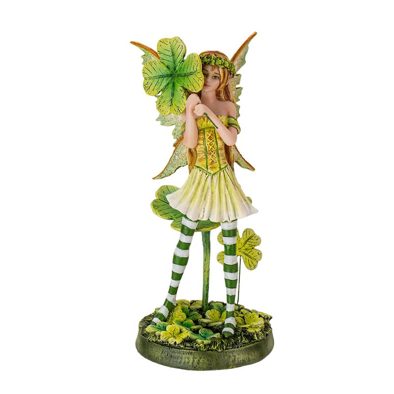 Amazon.com: Pacific Giftware Lucky Clover Fairy Figurine Lucky