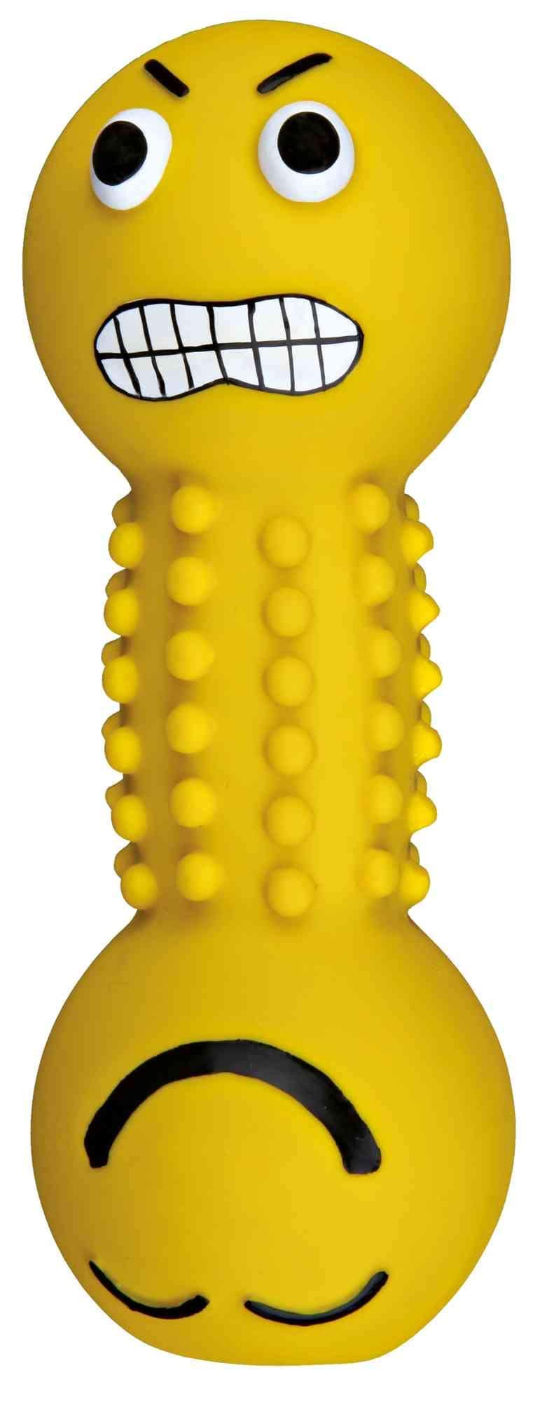 TRIXIE Smiley Dumbbell with Motifs Toy for Dogs, Latex Material, Great for Playing Fetch and Retrieve, Squeaker Toy (Any 1 Color) - 19 cm (B09NML1RVT) Amazon Price History, Amazon Price Tracker