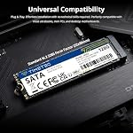 Timetec 128GBx2 (2 Pack) SSD 3D NAND SATA III 6Gb/s M.2 2280 NGFF Read Speed Up to 550MB/s SLC Cache Performance Boost Internal Solid State Drive for PC Computer Laptop and Desktop