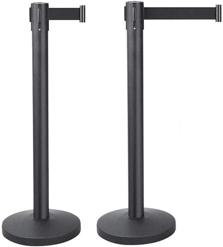 2 Barrières De Guidage De Foule Avec Corde Velours Blanc – 4 Pieds/poteaux Par Set – Crochets Inclus