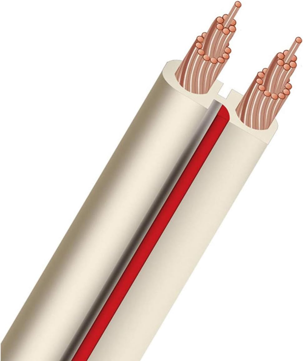 AudioQuest X2 Unterminated White Speaker Cable - 100 ft. (30.48m)