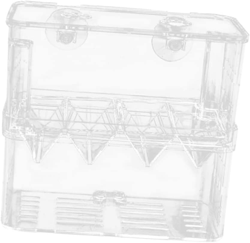 1pc Fish Fry Isolation Box Guppy Breeding Tank Safe Hatching Container Feeding for Young Fish Observation and Spawning for Betta