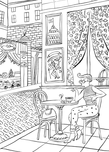Iconic Paris Coloring Book: 24 Sights to Send or Frame! (Iconic Coloring Books)