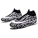 ailishabroy Chaussures de Football Homme Adulte Profession Athlétisme Entrainement High Top AG/FG Spike Futsal Chaussures de Sport Adolescents