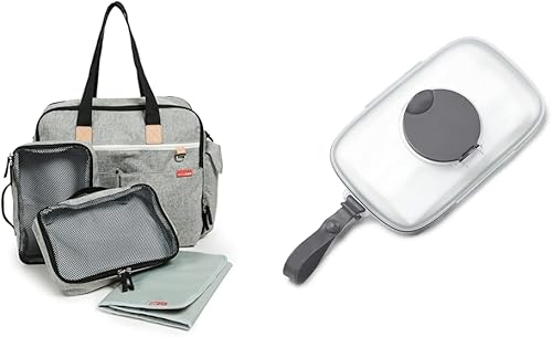 Skip Hop Bolsa de viaje y bolsa de pañales de viaje para fin de semana
