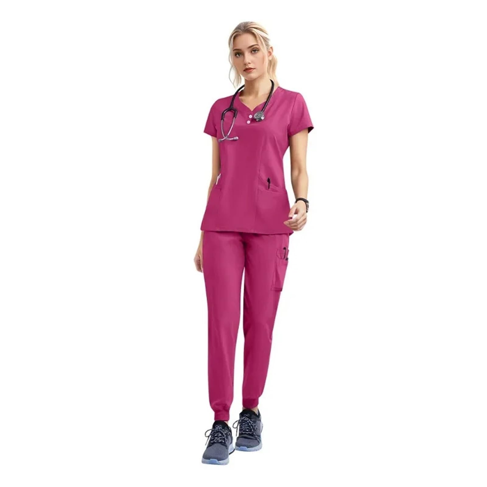Uniforme Sanitario Conjunto De Uniforme Médico For Mujer, Ropa De Trabajo, Conjunto De Uniforme De Enfermera, Chándal, Uniformes Quirúrgicos For Médicos Y Hospitales
