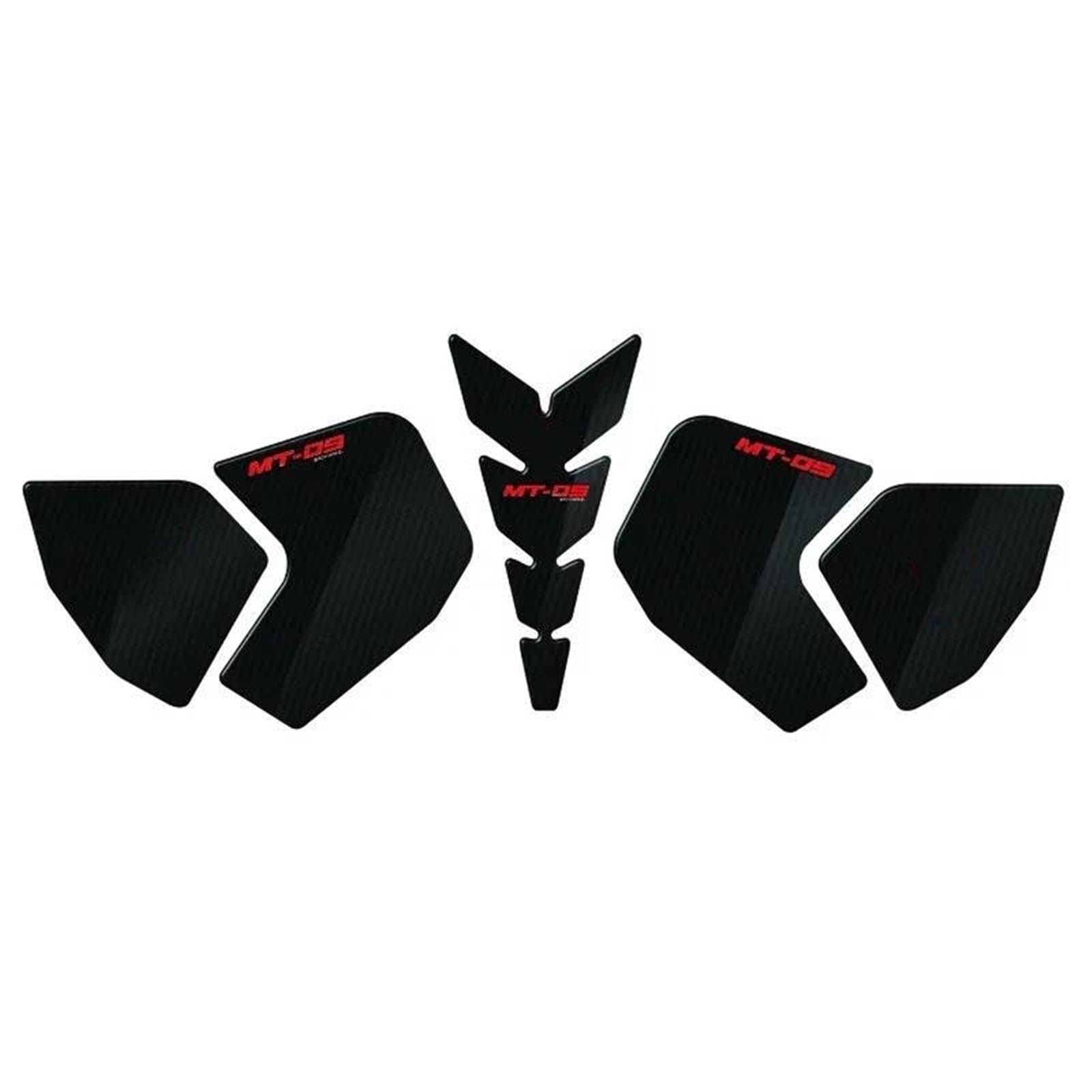 Ysdsls Color4 Motorcycle Tank Traction Pad Side Gas Grip Protective Sticker Protector For Yamaha Fz09 Fz 09 Mt Mt09 2013-2020(Color4)