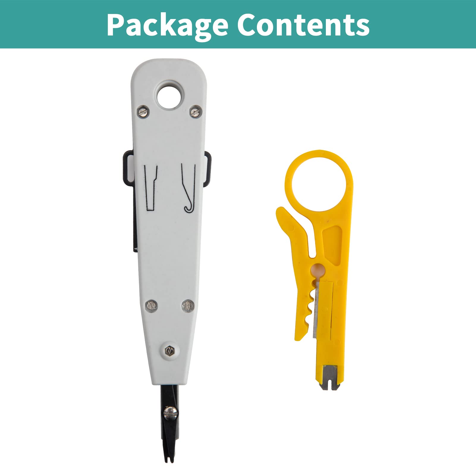 Computer Punch Down Tool Network LAN Ethernet Socket Faceplate Insertion Krone - Foto 3