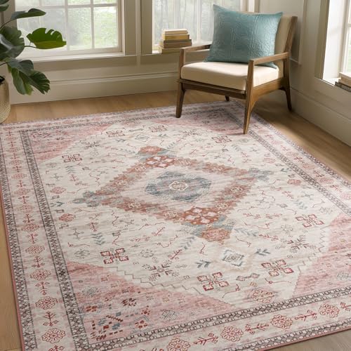 Ashler Boho Rug, 5x7 Area Rugs, Vintage Rugs, Large Area