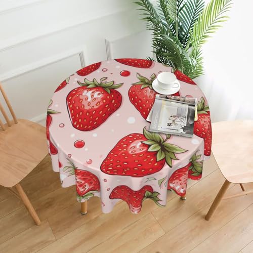 Nappe de 152 cm imprimée fruits pour protéger et décorer une table de fête