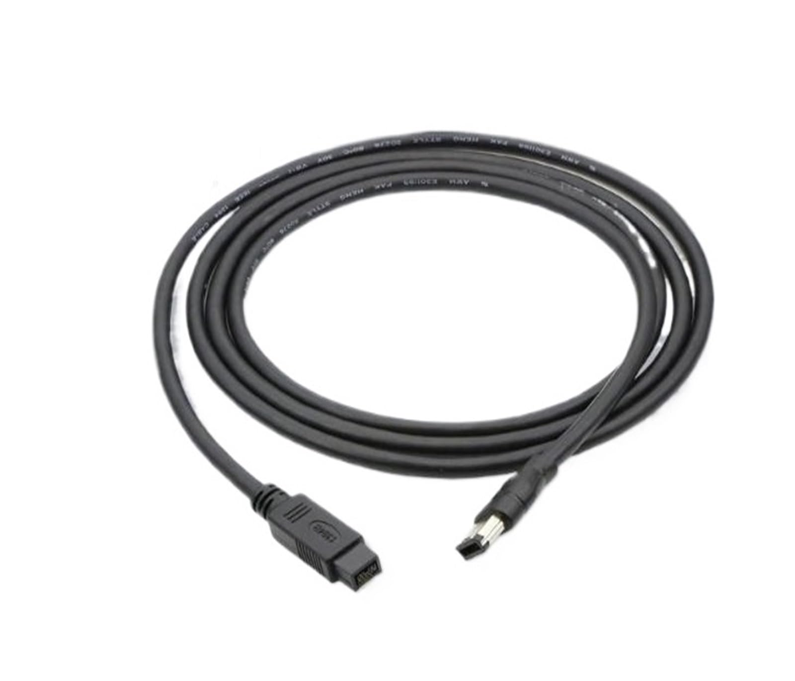 Cavo adattatore Firewire IEEE 1394 da 6 pin a 9 pin pl-ug per collegare stampanti, scanner, hard disk (4,5 m)