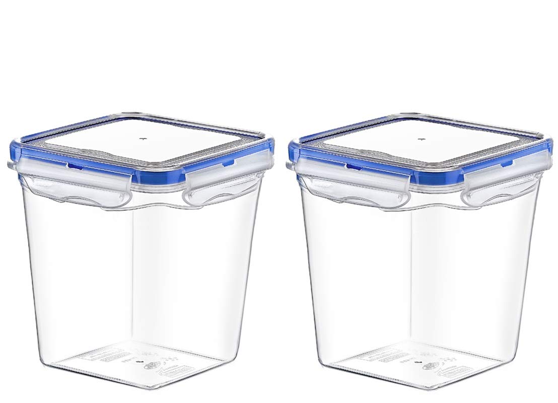 Air Tight Container Clear Plastic Kitchen Food Storage Box Tub (2, 3 Litre) — image 1