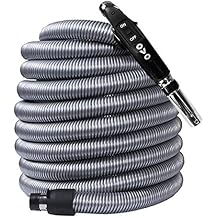 OVO Universal Central Vacuum 40ft Low Voltage Hose, Switch Control at The Handle, Fits Most Inlets, Crushproof