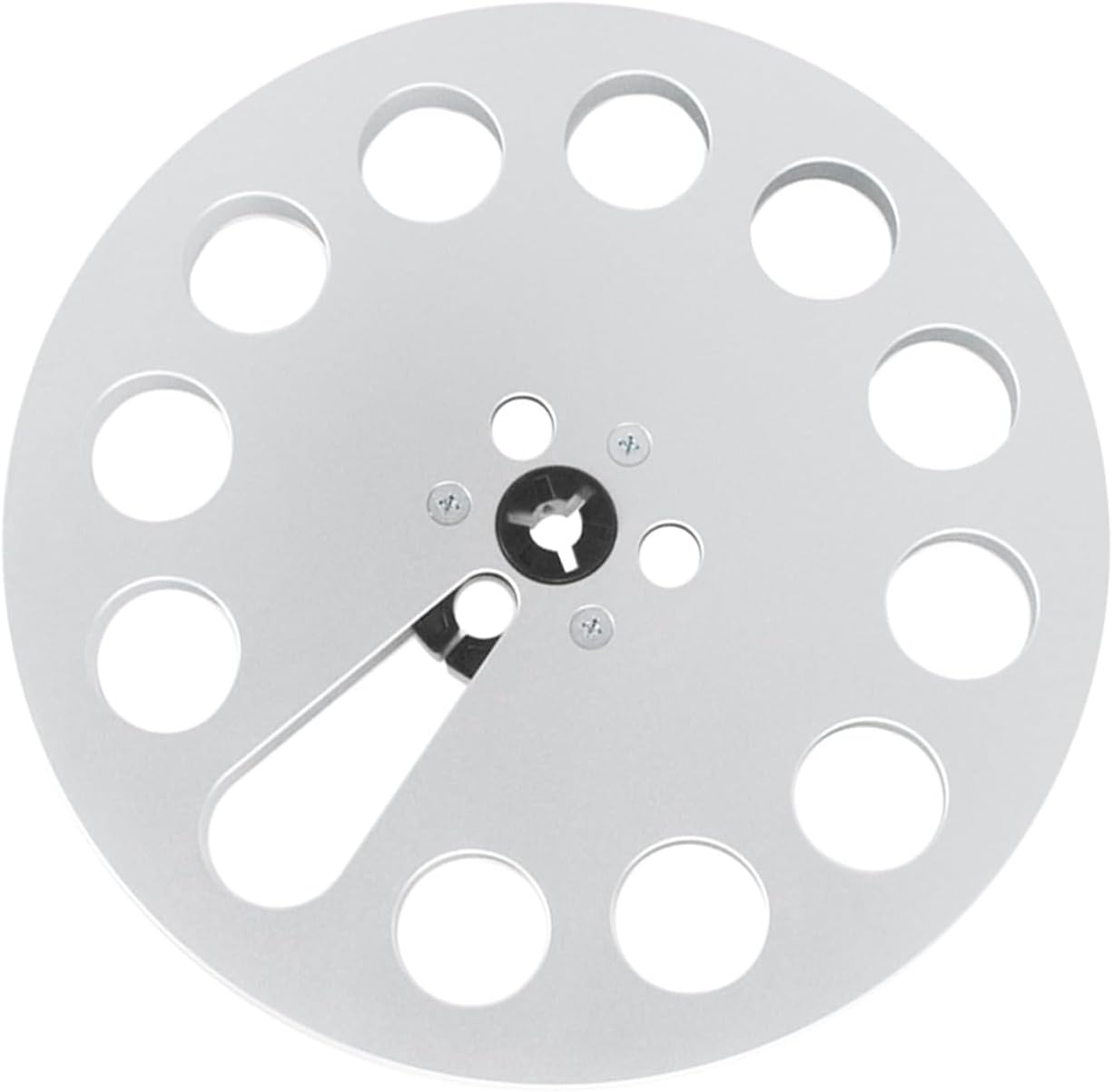 Aluminum 7Inch Reel to Reel Tape Empty Tape Reel with 11 Holes Enhances Analog Sound