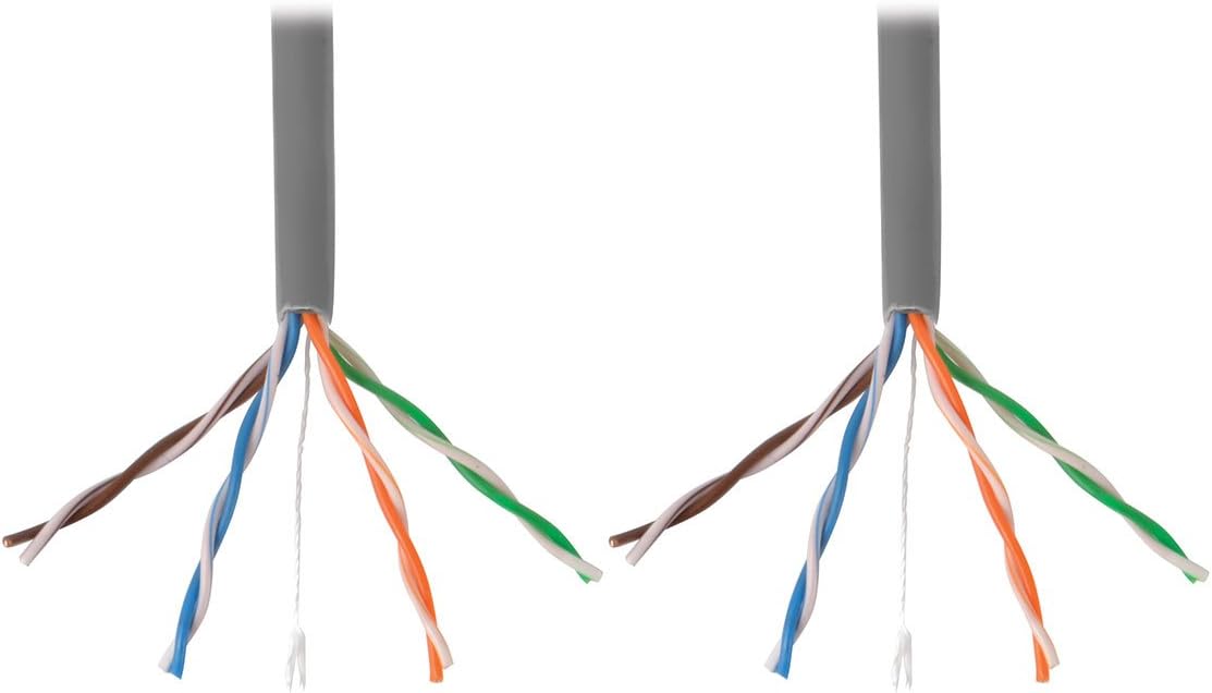 Best Cyber Deals 🔥 Tripp Lite Cat5e 350MHz Bulk Solid-core PVC Cable - Gray 1000-ft.(N022-01K-GY)