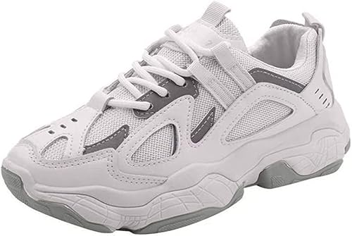 Amazon Tasogara ダッドスニーカー スニーカー レディース 厚底 ローカット レースアップ メッシュ 反射材 春 夏 美脚 おしゃれ スニーカー Amazon Tasogara ダッドスニーカー スニーカー レディース 厚底 ローカット レースアップ メッシュ 反射材 春 夏 美脚 おしゃれ スニーカー