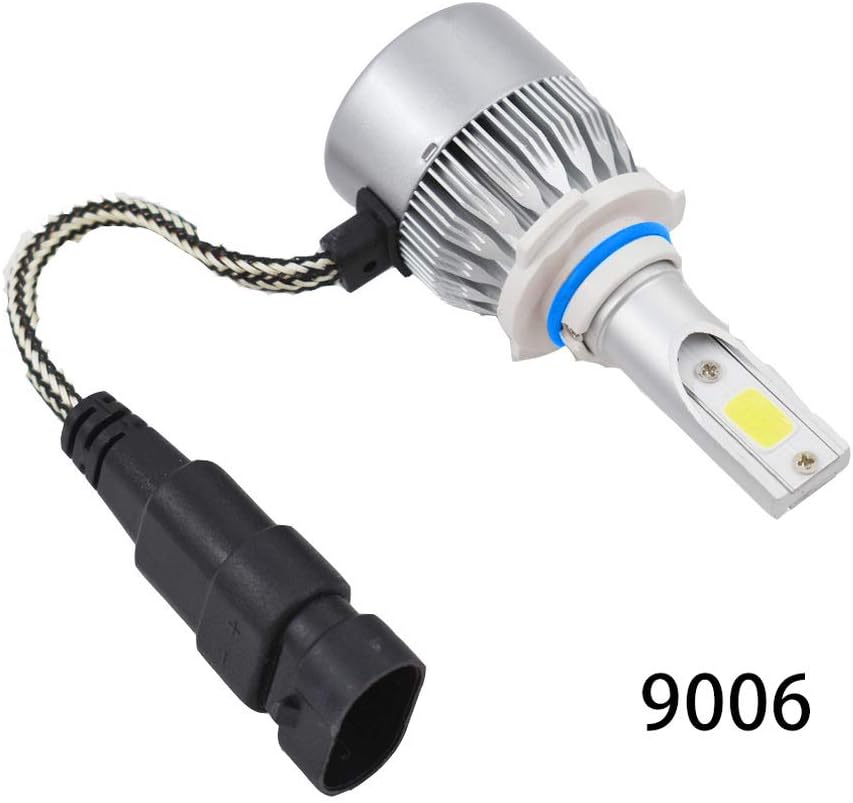2 Sets 9005+9006 Combo LED High/Low Beam Headlight Conversion Kit Light Bulbs 6000K White COB Chips HB3 HB4 Replacement for GMC Sierra 2500 3500