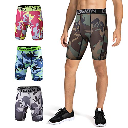 Shorts esportivos, Andoer Calções masculinos de compressão e cuecas Athletic Baselayer para corrida,