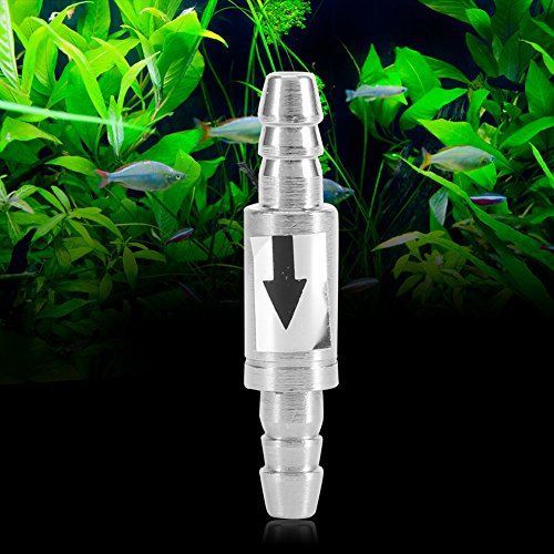 YUUGAA Roestvrij stalen terugslagklep, roestvrij staal CO2 terugslagklep voor aquarium CO2-systeem aquarium CO2-diffuser en lucht P - Image 5