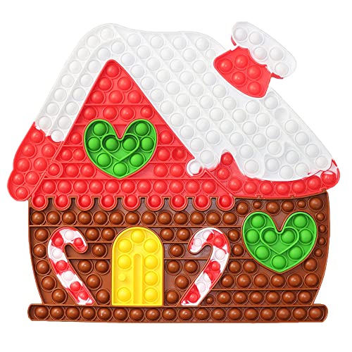 Piucrty XXL Pop Weihnachten Haus Kinder Geschenke Adventskalender Spiel Toys Baubles Weihnacht Party Deko XXXXXXL Present Up Weihnachts House Geschenk Spielzeug FüR Kinder Jungen und Mädchen Cover