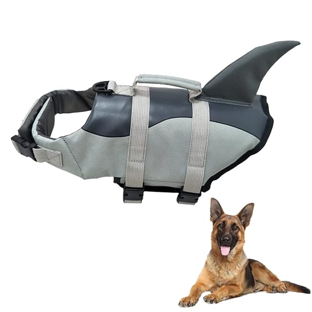 Chaleco Salvavidas para Perros, Chaleco Salvavidas Mascotas, Ajustable Perro Salvavidas