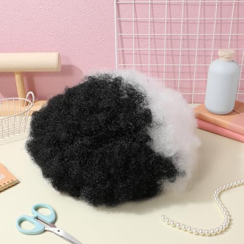 Postiche afro bouclée synthétique courte aspect naturel