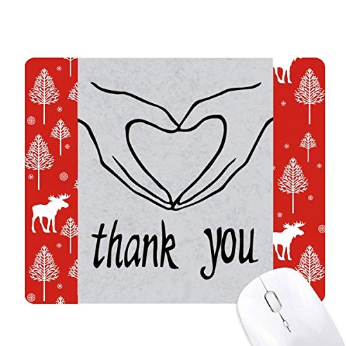 Souris coeur personnalisee noir le cadeau de noel en bois de foret
