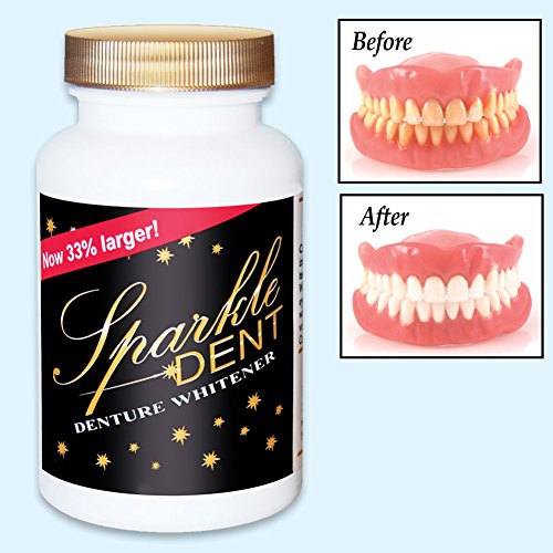 Collections Etc Sparkle-Dent Denture Whitener and Cleaner