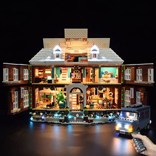 FunMate LED Beleuchtungsset, Licht Set Kompatibel mit Lego 21330 Home Alone Exklusives Bauset ( KEIN Lego-Kit) - RC Version Cover