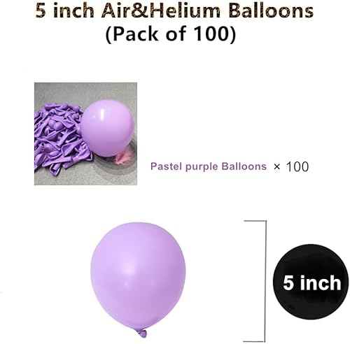 Miniatura 45 de Globos de fiesta rojos de 5 pulgadas, 100 mini globos de látex para decoración de cumpleaños, boda, baby shower (rojo) Rojo,Negro,Morado oscuro,Azul