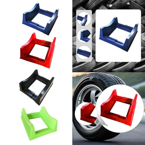 Image of Car Tire Display Rack Wheel Stand For Display For Exhibition Trade Show Blue