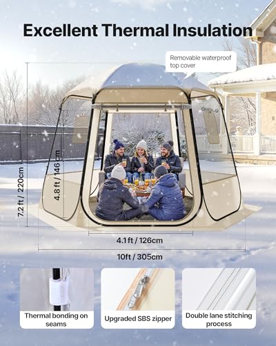 VEVOR 10x9.2FT Bubble Dome Tent