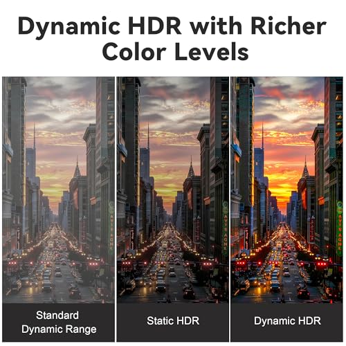 Image of 8K HDMI 2.1 Cable 75ft, Long Fiber Optic HDMI Cable, Ultra High Speed Thin HDMI Cord, 48Gbps, 8K@60Hz 4K@120Hz, Dynamic HDR, Dolby, HDCP 2.2&2.3, 3D, for HDTV Monitor Game Laptop Home Theatre