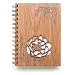 Peonies Laser Cut Wood Journal (Notebook / Birthday Gift / Gratitude Journal / Handmade)