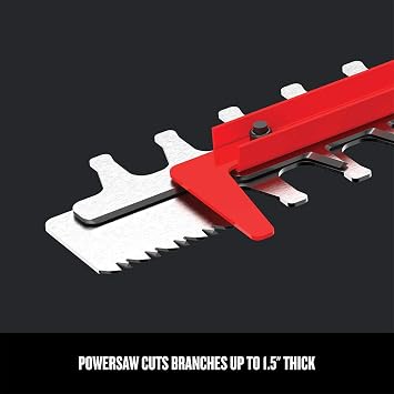 CRAFTSMAN Hedge Trimmer, 22 Corded with POWERSAW Branch Cutter, 3.8-Amp (CMEHTS8022)